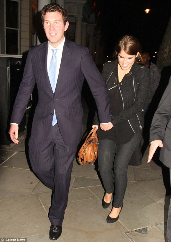 Princess Eugenie and Jack Brooksbank in 2012