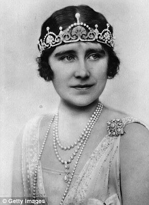 The Queen Mother wearing the tiara in 1930