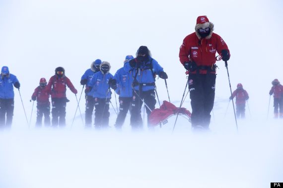 Walking with the Wounded South Pole Allied Challenge
